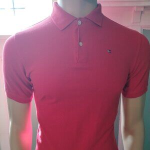 Young Men Tommy Hilfiger Red Polo Size Medium